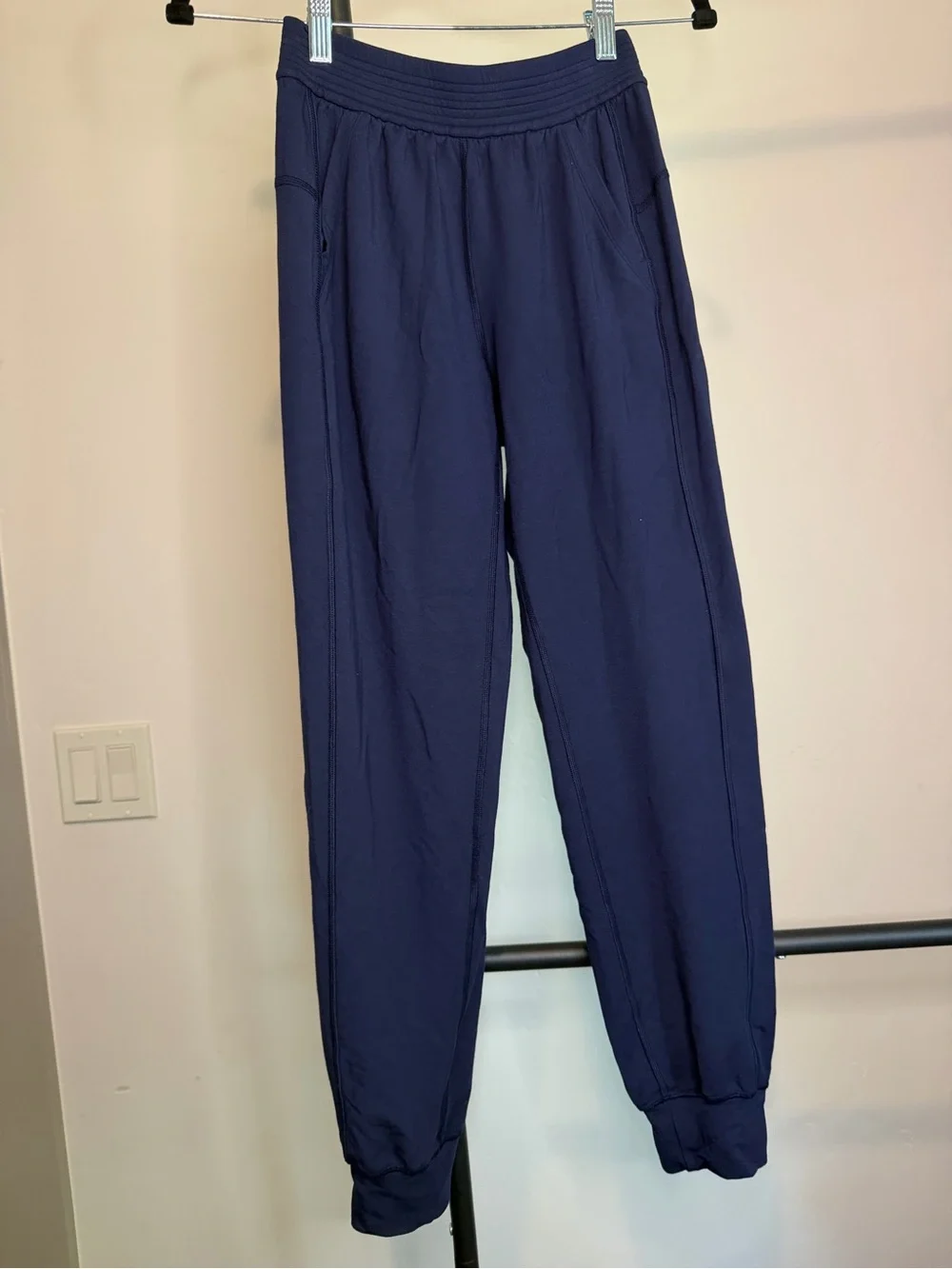 Navy Blue Lululemon Athletic Jogger Leggings #47